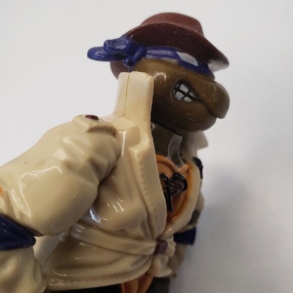 Playmates 1990 TMNT Undercover Don Turtle Complete & Authentic Vintage Figure - Picture 7 of 7